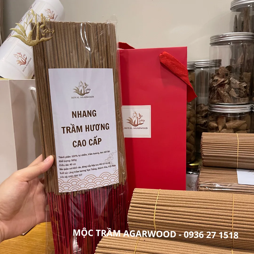 Premium Natural Agarwood Incense Sticks (30–40cm) – Vietnamese Oud | Wholesale Grade&nbsp;